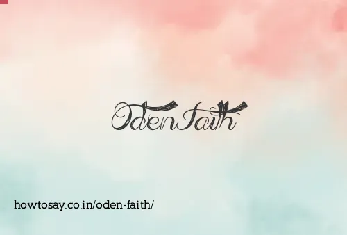 Oden Faith