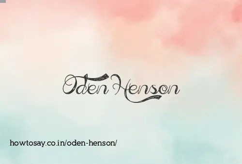 Oden Henson