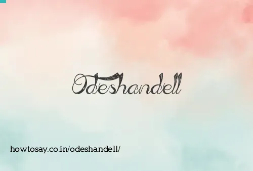 Odeshandell
