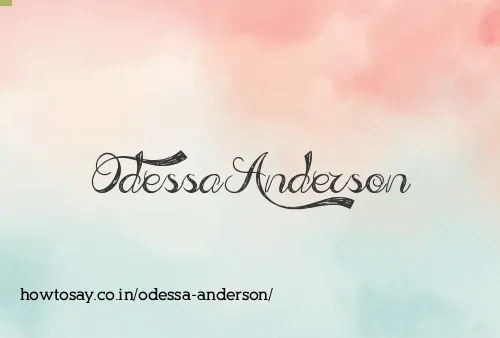 Odessa Anderson