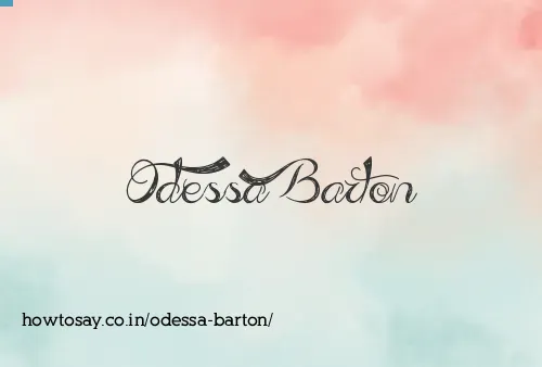 Odessa Barton