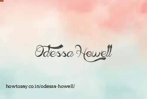 Odessa Howell