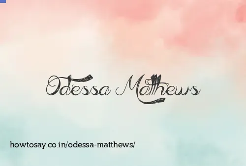 Odessa Matthews