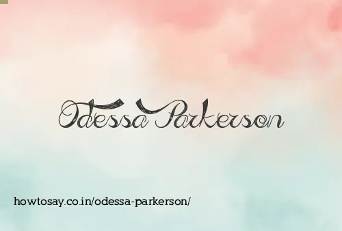 Odessa Parkerson
