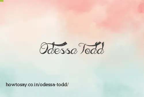 Odessa Todd
