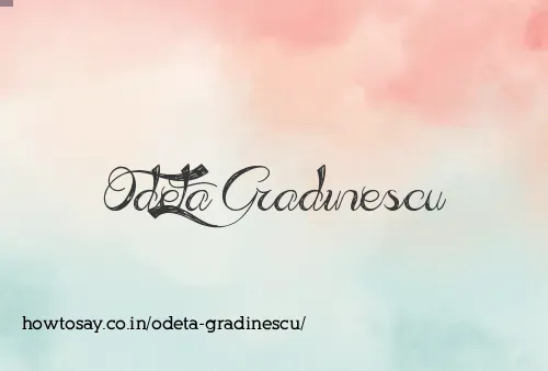 Odeta Gradinescu