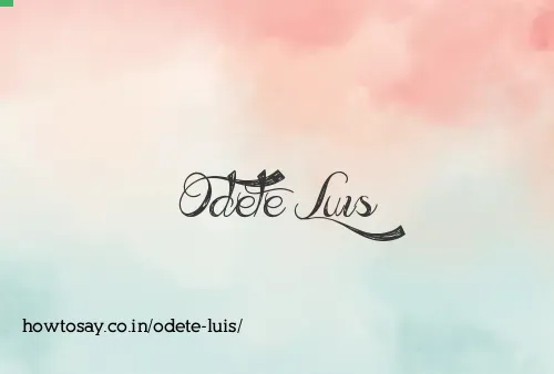 Odete Luis
