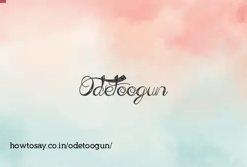 Odetoogun