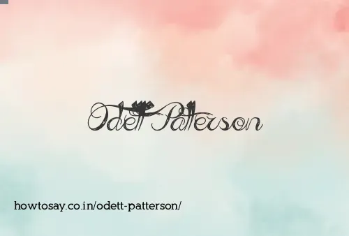 Odett Patterson