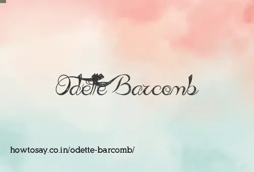 Odette Barcomb