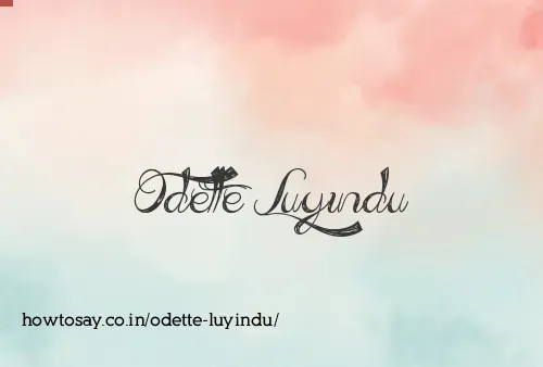 Odette Luyindu