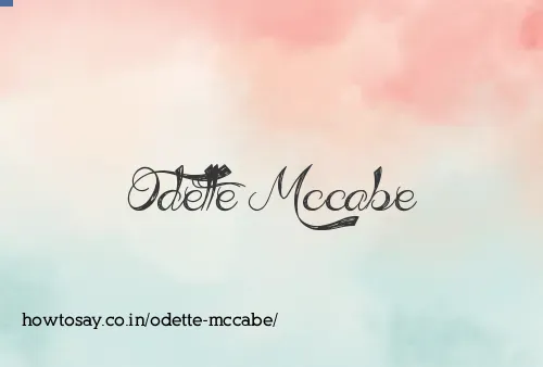 Odette Mccabe