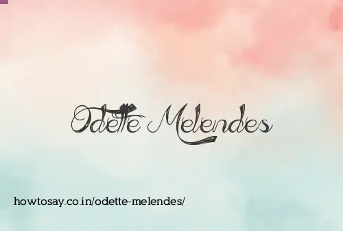 Odette Melendes