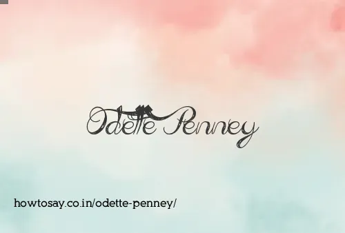 Odette Penney