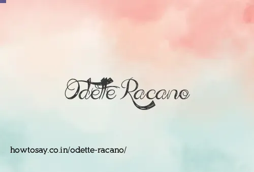Odette Racano