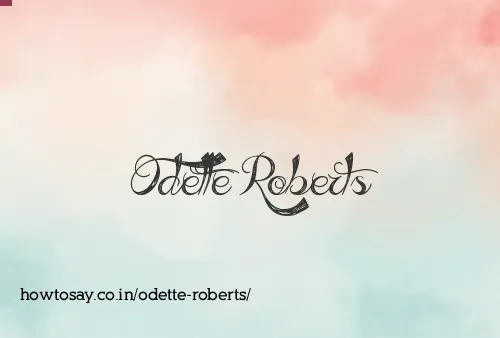 Odette Roberts