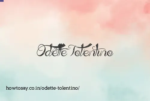 Odette Tolentino