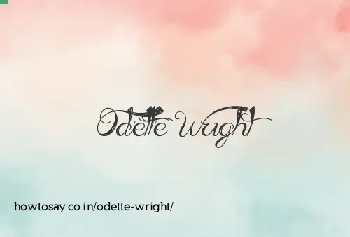 Odette Wright