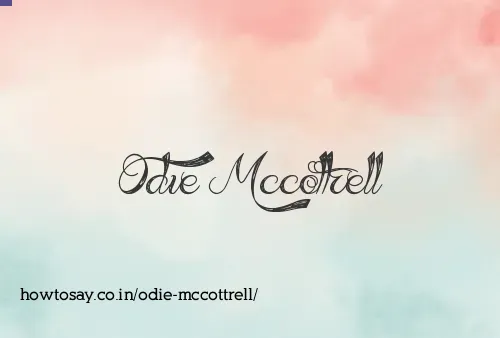 Odie Mccottrell