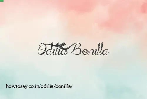 Odilia Bonilla