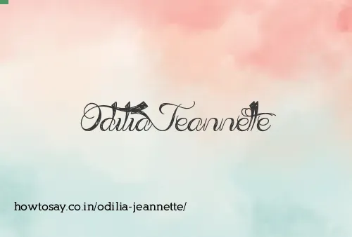Odilia Jeannette