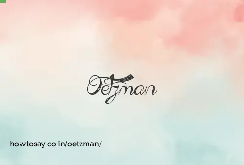 Oetzman