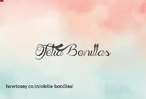 Ofelia Bonillas