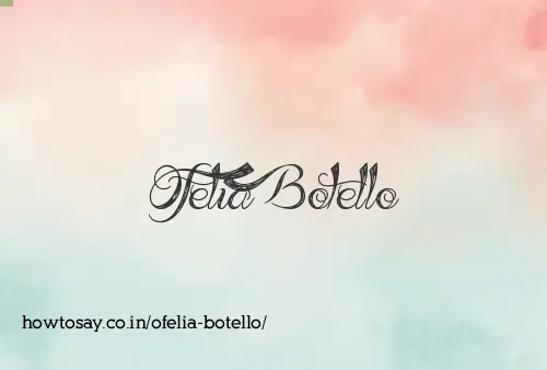 Ofelia Botello