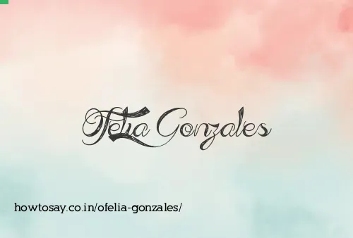 Ofelia Gonzales