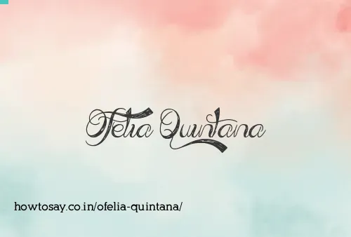 Ofelia Quintana