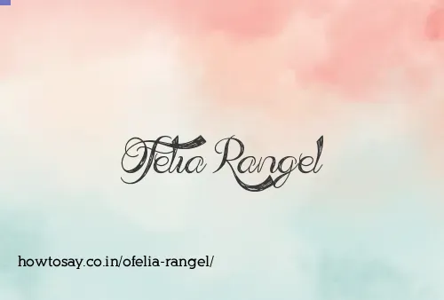 Ofelia Rangel