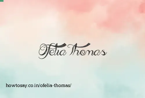 Ofelia Thomas