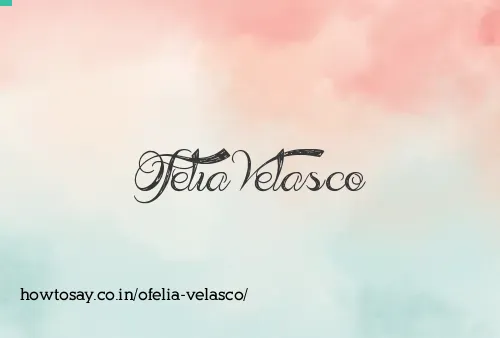 Ofelia Velasco