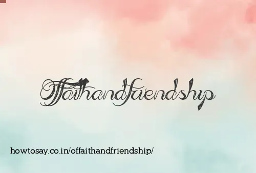 Offaithandfriendship