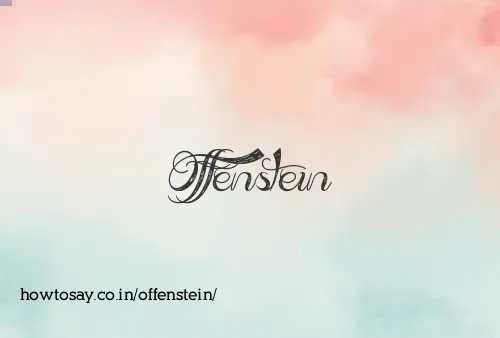 Offenstein