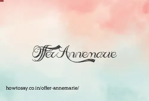 Offer Annemarie