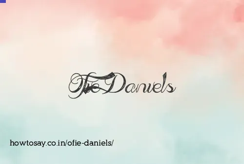 Ofie Daniels