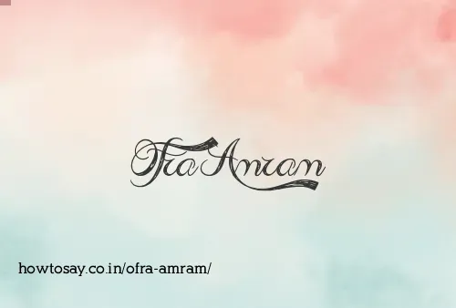 Ofra Amram