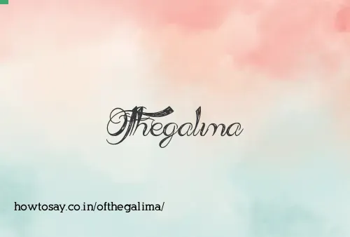 Ofthegalima