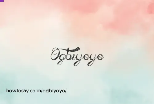 Ogbiyoyo