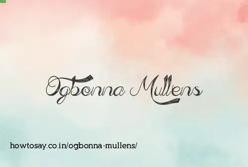 Ogbonna Mullens