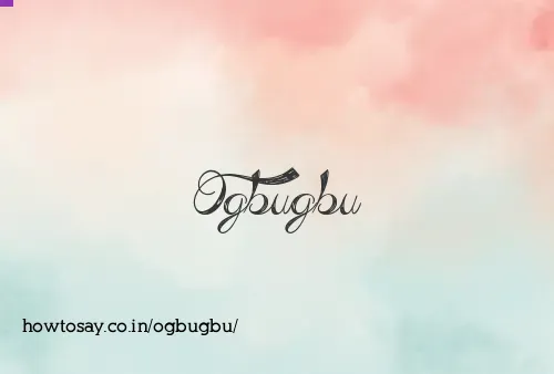 Ogbugbu