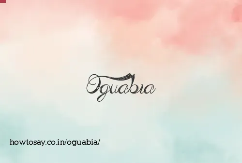 Oguabia