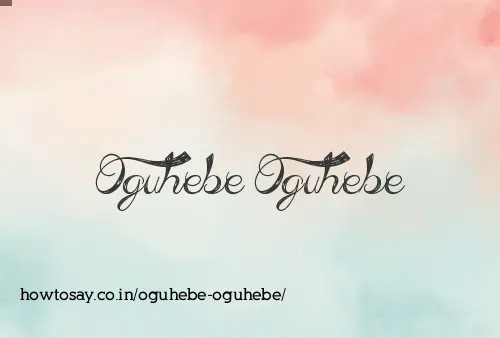 Oguhebe Oguhebe