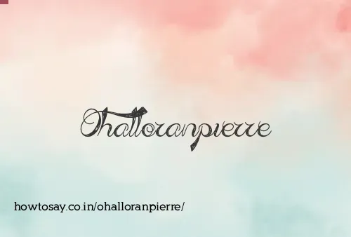 Ohalloranpierre