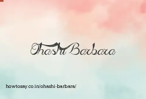 Ohashi Barbara