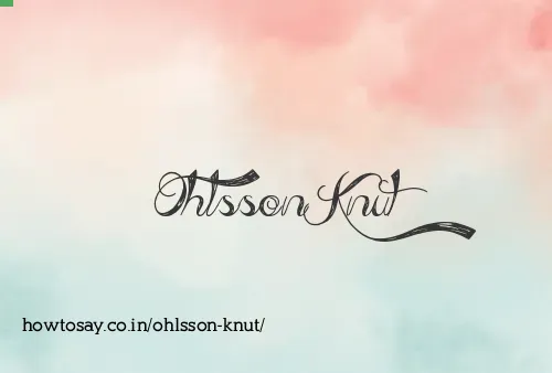 Ohlsson Knut