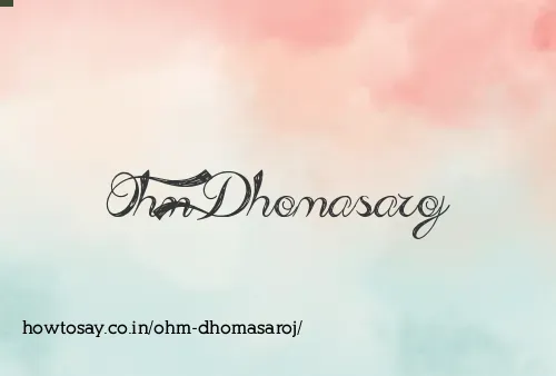 Ohm Dhomasaroj