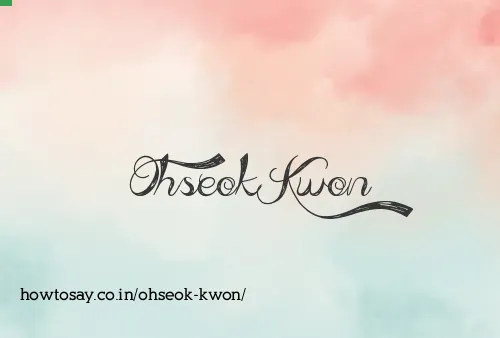 Ohseok Kwon