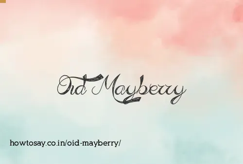 Oid Mayberry